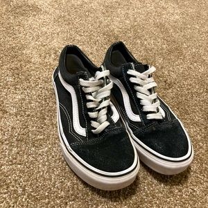 Black old skool vans